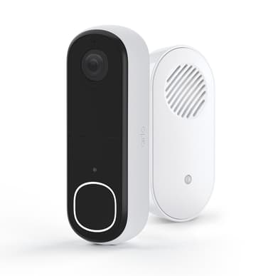 Arlo 2K video-ovikello + Arlo Chime 2 (1 kpl)