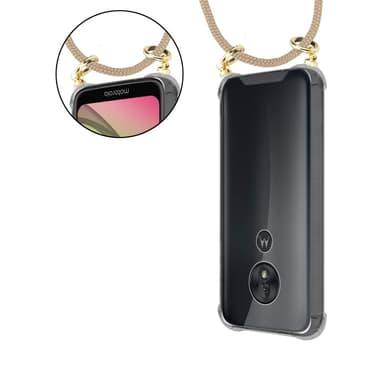 Motorola MOTO G7 POWER Suojakuori Kotelo (Ruskea)