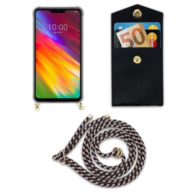 LG Q9 Suojakuori Kotelo (Sininen)