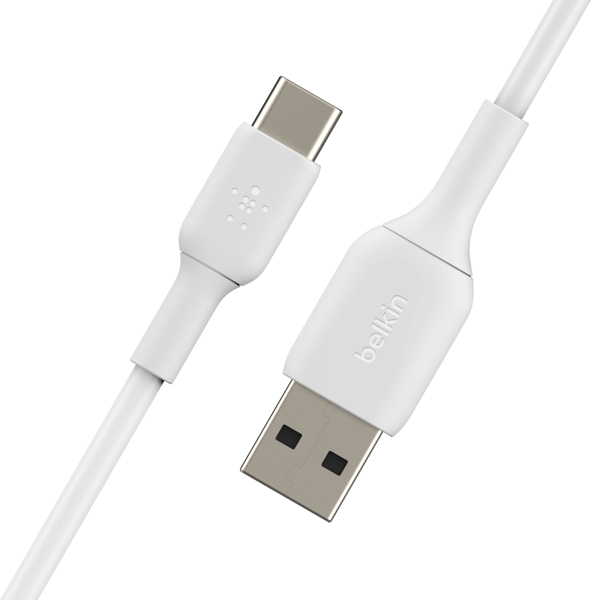 BOOST CHARGE USB-A-USB-C -kaapeli, 0,15 M, valkoinen