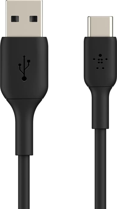 Belkin BOOST CHARGE USB-C-USB-A-kaapeli, musta, 0,15 m