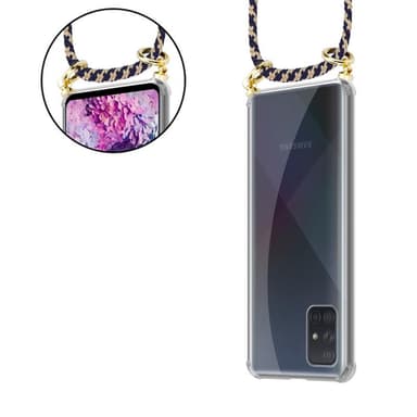 Samsung Galaxy A71 5G Suojakuori Kotelo (Sininen)