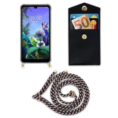 LG Q60 Suojakuori Kotelo (Sininen)