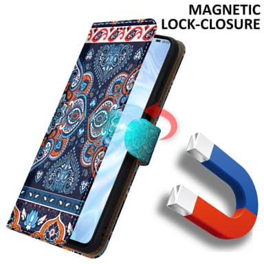 Huawei P30 Suojakuori Lompakkokotelo (Sininen)