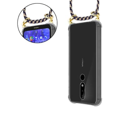Nokia 5.1 PLUS / X5 Suojakuori Kotelo (Sininen)