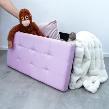 Taitettava Jakkara 76x38x38 cm (vaaleanpunainen)