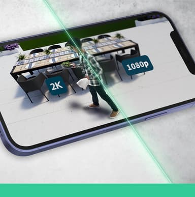 Arlo Essential 2K turvakamera (3 kpl)