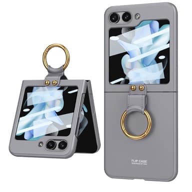 GKK Ring kotelo Samsung Galaxy Z Flip 6 - Harmaa