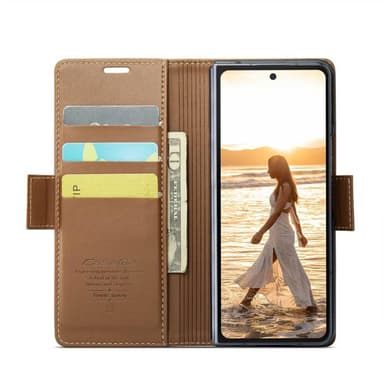 CaseMe puhelimenkotelo C23 Samsung Galaxy Z Fold 6 - Ruskea