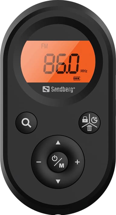 Sandberg Recharge 421-02 FM+AM taskuradio