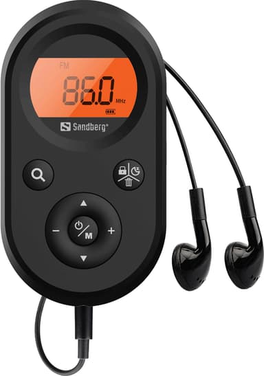 Sandberg Recharge 421-02 FM+AM taskuradio
