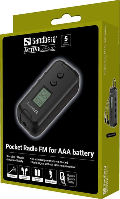Sandberg Recharge 421-01 FM taskuradio