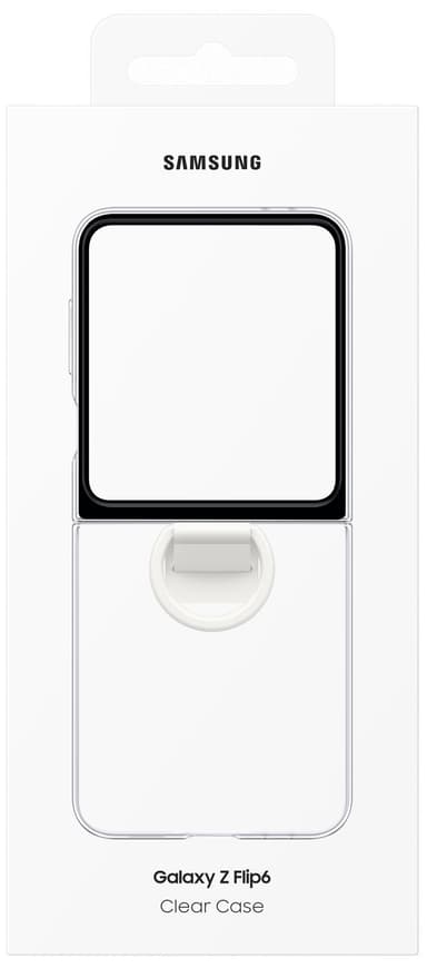 Samsung Galaxy Z Flip6 suojakuori (läpinäkyvä)