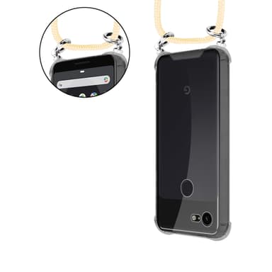 Google PIXEL 3 Suojakuori Kotelo (Keltainen)