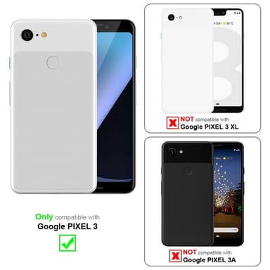 Google PIXEL 3 Suojakuori Kotelo (Keltainen)