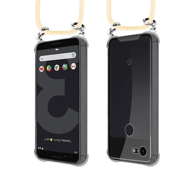 Google PIXEL 3 Suojakuori Kotelo (Keltainen)