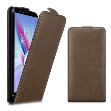 Honor 9 LITE Suojakuori Lompakkokotelo (Ruskea)