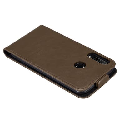 Huawei P30 LITE Suojakuori Lompakkokotelo (Ruskea)