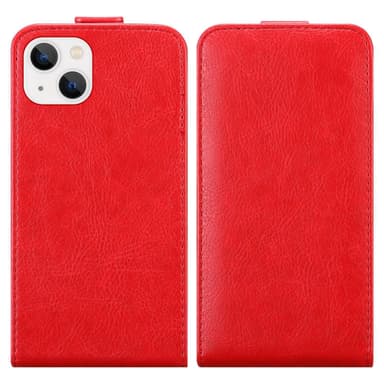 iPhone 14 Suojakuori Lompakkokotelo (Punainen)