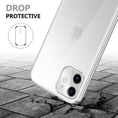 iPhone 11 Suojakuori Kotelo (Läpinäkyvä)