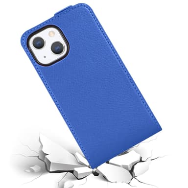 iPhone 13 MINI Suojakuori Lompakkokotelo (Sininen)