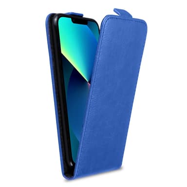 iPhone 13 MINI Suojakuori Lompakkokotelo (Sininen)