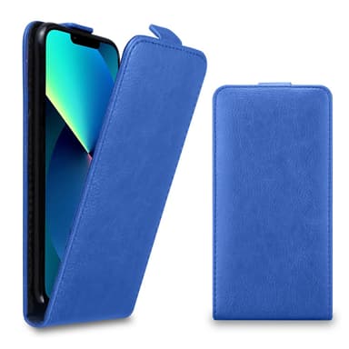 iPhone 13 MINI Suojakuori Lompakkokotelo (Sininen)