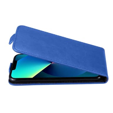 iPhone 13 MINI Suojakuori Lompakkokotelo (Sininen)