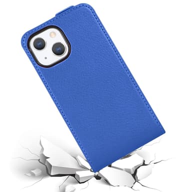 iPhone 13 Suojakuori Lompakkokotelo (Sininen)