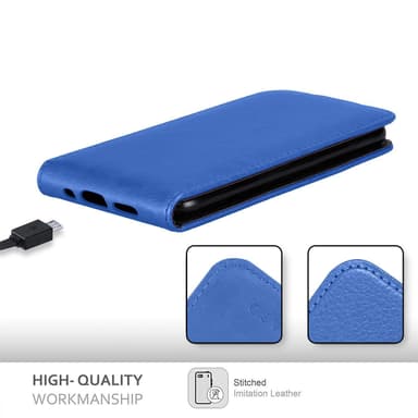 iPhone 13 Suojakuori Lompakkokotelo (Sininen)