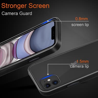 iPhone 11 Suojakuori Kotelo (Läpinäkyvä)