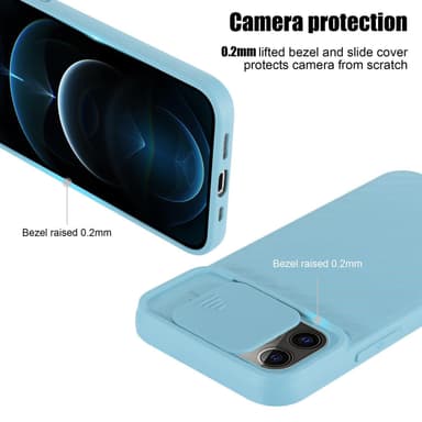 iPhone 12 / 12 PRO Suojakuori Kotelo (Turkoosi)
