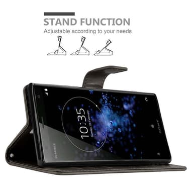 Sony Xperia XZ2 Suojakuori Lompakkokotelo (harmaa)