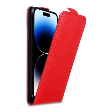 iPhone 14 PRO MAX Suojakuori Lompakkokotelo (Punainen)