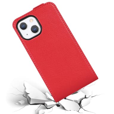 iPhone 13 Suojakuori Lompakkokotelo (Punainen)