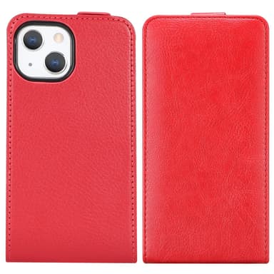 iPhone 13 Suojakuori Lompakkokotelo (Punainen)