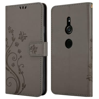 Sony Xperia XZ2 Suojakuori Lompakkokotelo (harmaa)