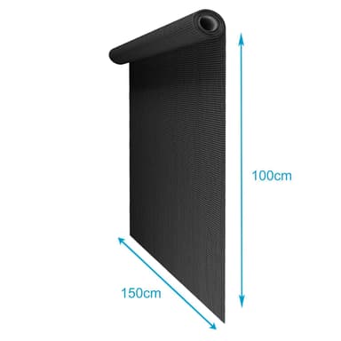 Perhoverkko Hyönteisverkko Kärpäsverkko 150 cm (musta)