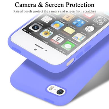 iPhone 5 / 5S / SE 2016 Suojakuori Kotelo (Violetti)