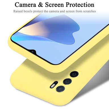 Oppo A16s / A54s Suojakuori Kotelo (Keltainen)