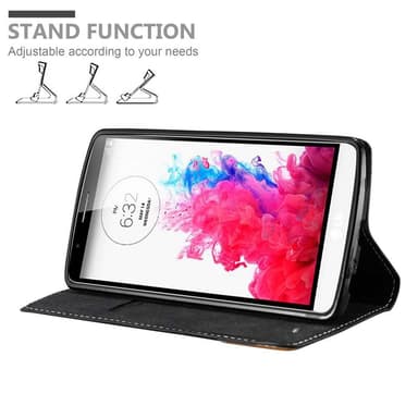 LG G3 Suojakuori Kuoret (Musta)