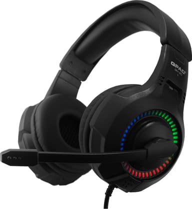 QPAD QH20 pelikuulokkeet (musta)