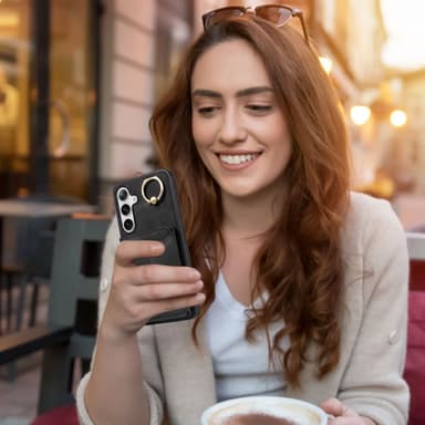 Monikäyttöinen puhelinkotelo korttitelineellä Samsungille Samsung Galaxy S24 Ultra