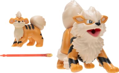 Pokémon Select Evolution toimintafiguuri (2 kpl/Growlithe, Arcanine)