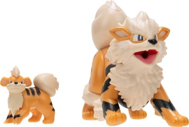 Pokémon Select Evolution toimintafiguuri (2 kpl/Growlithe, Arcanine)