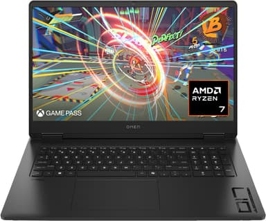HP Omen 17 R7-8HS/16/512/4060 17,3" pelikannettava