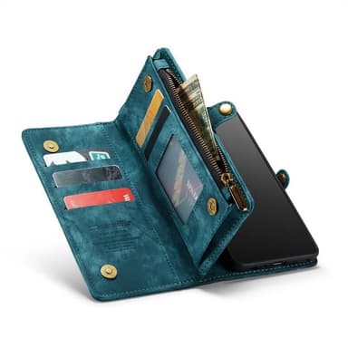 CaseMe puhelimenkotelo 008 11-kortti Samsung Galaxy A32 5G - Sininen