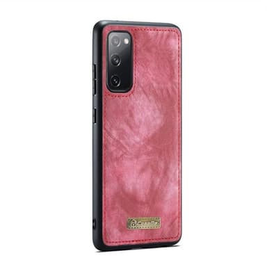 CaseMe puhelimenkotelo 008 11-kortti Samsung Galaxy S20 FE - Punainen