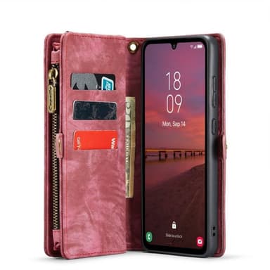 CaseMe puhelimenkotelo 008 11-kortti Samsung Galaxy A34 5G - Punainen