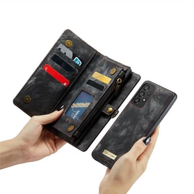 CaseMe puhelimenkotelo 008 11-kortti Samsung Galaxy A53 5G - Musta/har